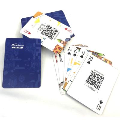 China Customized Advertising Paper Playing Cards Paper Cheap Paper Playing Cards With Logo for sale