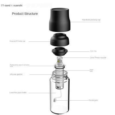 China Sustainable Air Pressure Oil Spray Bottle Cooking Barbecue Oil Control Bottle Kitchen Household Creative Olive for sale