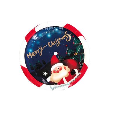 China Viable Christmas Paper Plate Cup Napkin Cutlery Set Disposable Christmas Party Decoration for sale