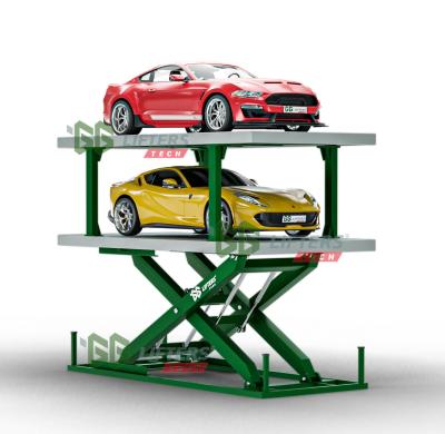 China Underground Smart Car Parking Equipment Pit Automatic Scissor Parking Lift 5000 kg/10000kg for sale