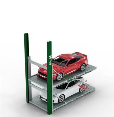 China Underground Pit Hydraulic Cantilever Stacker Parking Car Lift 5000x1850x1750mm for sale