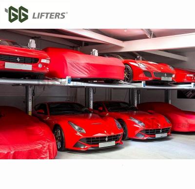 China Commercial Hydraulic Wholesale Two Post Double Car Parking Hoist Car Lift Garage Auto Lift for sale