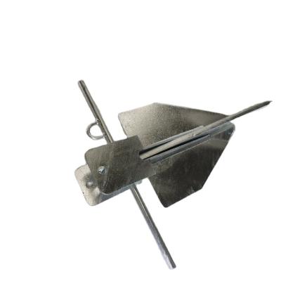 China Carbon Steel Hot Dip Galvanized 3.5kg Japanese Danforth Anchor For Boat for sale