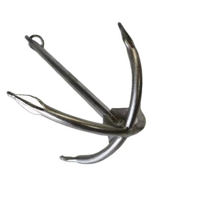 China Carbon Steel Two Claw Anchor Kayak Anchor Folding Anchor for Marine Anchor Boat in mass stock for sale