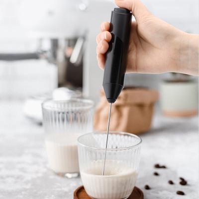 China Best Small Cappuccino Viable Home Kitchen Stainless Steel Latte Elettric Coffee Blender Tea Milk Frother Handheld Steamer for sale