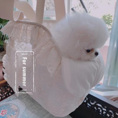 China Newest Viable Dog Carrier Travel Bag Lightweight And Breathable Pet Carrier Bag For Small Dogs And Cats Soft Tote Bag For Summer for sale