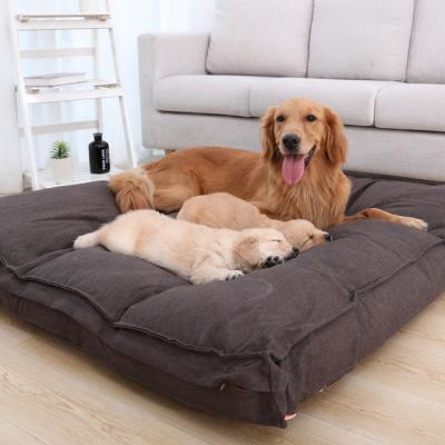 China Orthopedic Travel Crate Dog Bed Pet Mat With Washable Cover, Large Chew-Resistant And Open Zipper To Be Sofa And Bed In Bedroom for sale