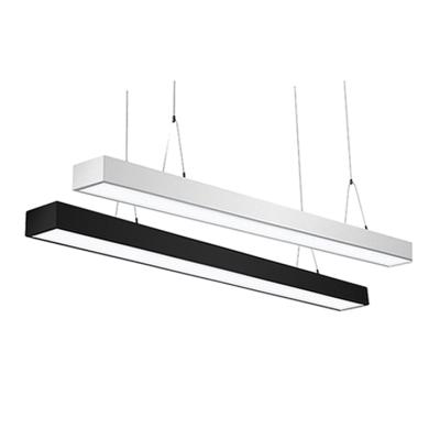 China High Light Efficiency Aluminum Profile 28W Desk Light 130lm/w Linkable Linear Pendant LED Lights for sale