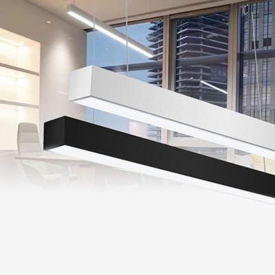 China High Efficiency Profile Lightweight Aluminum Tubes Supermarket Linear Line Lamp 36W Linkable Hanging LED Modern Linear Light for sale