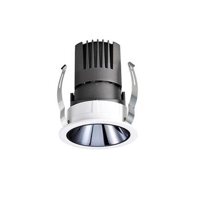 China Modern Indoor LED Spotlights Recessed 40W Anti Glare Narrow Border LED Die Casting Spot Light for sale