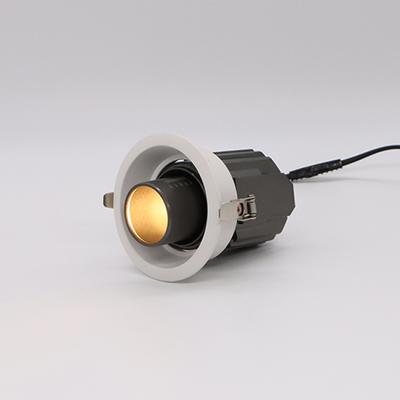 China High CRI Die Casting Deep Tube Anti Glare Downlight For Villa Housing 9W LED Spot Light for sale