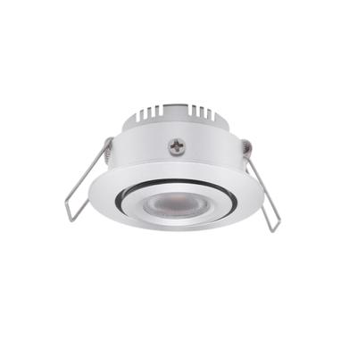 China Modern Mini Light Silver Ceiling Lighting IP44 3000K LED Optical Spotlights for sale