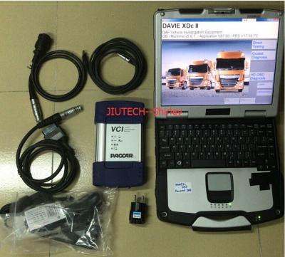 China daf truck diagnostic equipment, DAF VCI-560 MUX/PACCAR diagnostic kit +Panasonic cf30 Laptop DAF Truck Diagnosis Scanner for sale