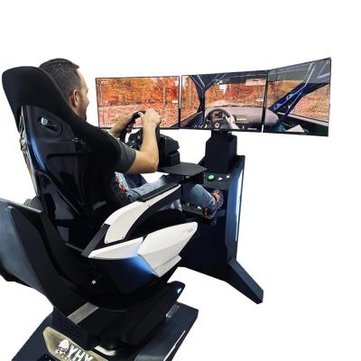 China 9d Vr Racing Simulator NO Inflatable 3 DOF motion Driving Car Motion Shopping Mall for sale