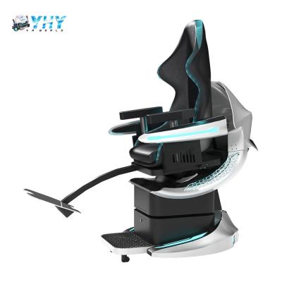 China 360 Rotation 9D VR Gaming Chair Virtual Reality Flying Simulator With LED Lights for sale