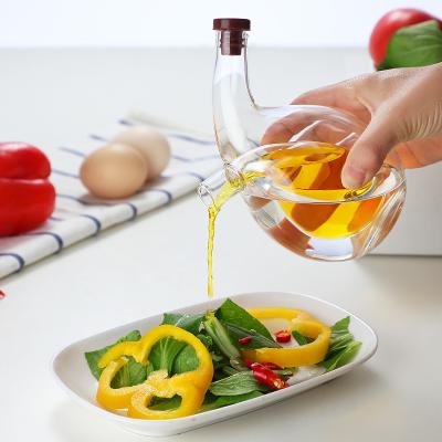 China Wholesale Factory Custom Stain Soy Sauce Dispenser Oil Vinegar Dispenser Glass Oil Vinegar Bottles Salad Dressing Freshness Preservation for sale