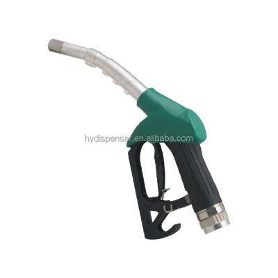 China Huiyang High Flow Fuel Dispenser Nozzle For Automatic Gasoline Diesel Injector Oil Gun 3/4