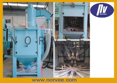 China Steel Shot Peening Automatic Wheel Sandblasting Machine With Single Station for sale