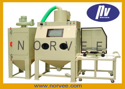 China Equipamento de aço abrasivo Peening de tiro, Sandblaster industrial de 220V 50HZ 1.1KW à venda