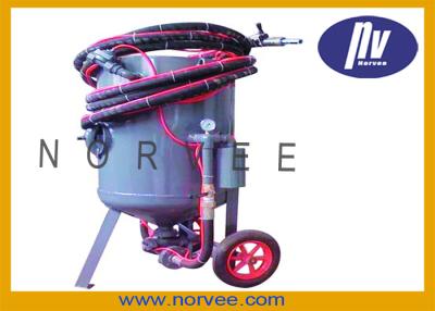 China Stainless Steel Pressurized Tank Portable Sand Blasting Machine ISO9001:2000 for sale