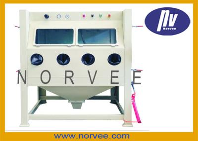 China Double Station / Gun Portable Sand Blasting Machine for Ultra long Parts for sale