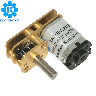 China High torque kgm1024 n20 Pololu 12mm metal explosion proof gearbox with 6v 12v N20 dc gear motor for sale