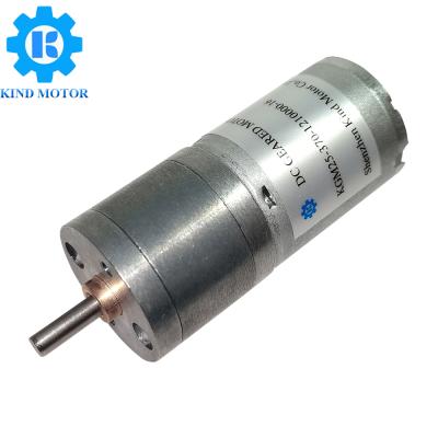 China Diameter 25mm explosion-proof high quality micro dc gm25-370 3v-24v rk-310 rk-370 carbon brush gear motor with reduction gear box for sale