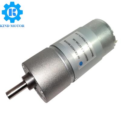 China Small 37mm DC 12v 18v 24v 12 Explosion Proof High Torque 15 20 25 Watt Speed ​​Variable Speed ​​Milling Gear Motor for sale