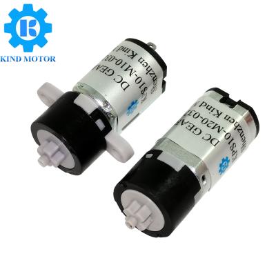 China Diameter 10mm Explosion Proof High Quality Low Speed ​​Micro Plastic Planetary Gearbox 1.5v 3v 3.3v 5v 6v Geared DC Brush Motor for sale