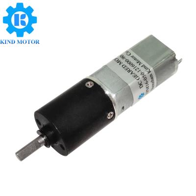 China High Torque Explosion Proof 16mm 2kg.cm 3kg.cm DC 6v 9v 12v Planetary Gearbox Micro Low Speed ​​Motor 50rpm 60rpm 75rpm 90rpm 100rpm for sale