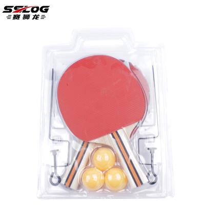 China Flexibility New Design Good Performance Professional Table Tennis Racket Rubber Set for sale