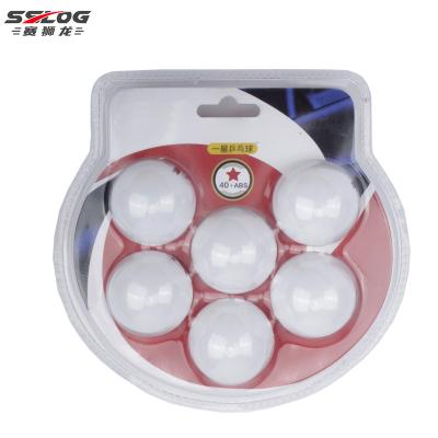 China Customizable flexibility low price hot sale logo table tennis ball for match training for sale