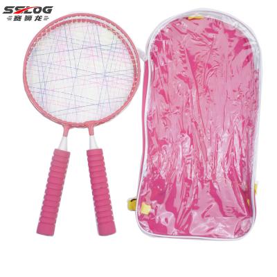 China Eastic & 2022 New Style Durable Ultralight Badminton Racket Set Custom Printed For Kids for sale