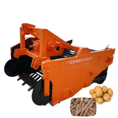 China Cheap Tractor Driven Agricultural High Quality Vibrating Chain Combine Harvester Cassava Cassava Potato Harvester Customizable for sale