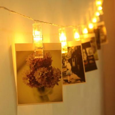 China Decoration Lighting DC 5V Battery Photo Clip Lamp LED String Lights Christmas Holiday Party Wedding Decoration Fairy Lights 1m 2m 5m 10m for sale