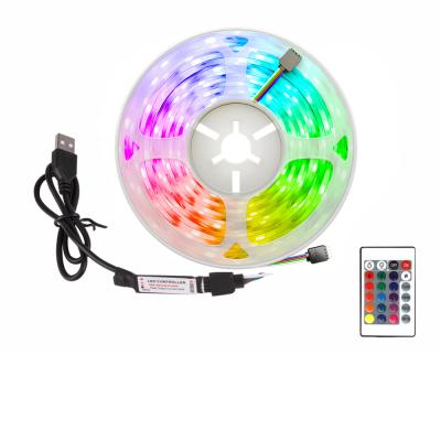 China Flexible LANDSCAPE Lamp Strip Diode USB Cable 3 Control DC5V 1M 2M 3M 4M 5M Desk Screen TV Background RGB LED Head Strip Light for sale