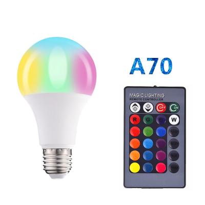 China Waterproof Indoor RGBW LED Bulb Smart Remote Control B22 E26 E27 Ra80-90 Shaped 360 Degree Round Waterproof 270lm Residential for sale