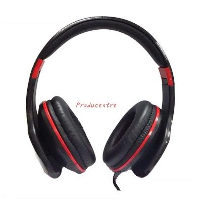 China custom communication headphone wholesale good shape music headphone with noise reduction made with gloss ABS for sale