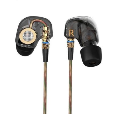 China ATE Quality sound OEM wired in ear music earphone bass hifi headset with microphone for phone for sale