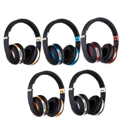 China SD Card supported Foldable Stereo Headband over ear BT blue tooth headset Wireless Headphones for sale