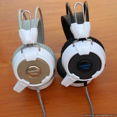 China Wired Over Ear gaming Headphone Noise reduction ear pads and DC jack USB connector for PS4 for sale