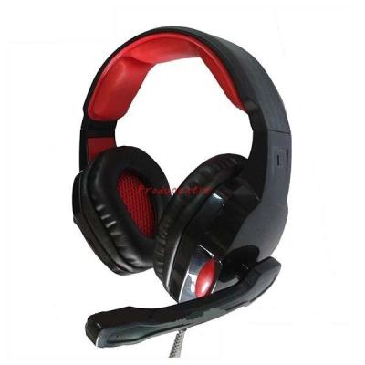 China customized gaming headphone with sound reduction for ps4 computer game with DC jack and USB commector for sale