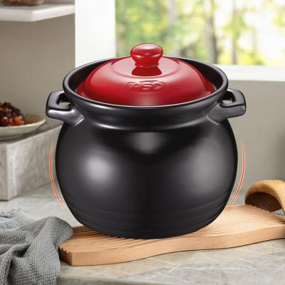 China The 6.0L Clay Cooking Pot Asd Sustainable Durable Ceramic Cookware & Baking Pot for sale