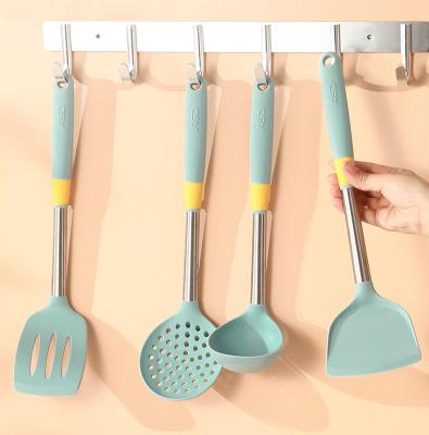 China Sustainable ASD 4 Pieces Kitchen Cookware Tool Kit Kitchen Utensils Set Accessories Silicone Spatula Set for sale