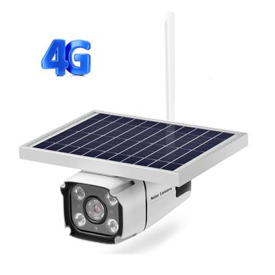 China 1080p Wireless Security 4G Solar Bullet Camera Surveillance Waterproof Outdoor Ir for sale