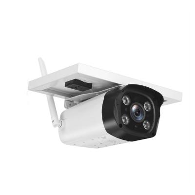 중국 2MP HD Panel Outdoor Solar WIFI Bullet Camera Monitoring Waterproof Smart Home Dual Light Security 판매용