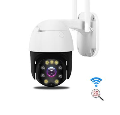 Cina 1080P Wireless PTZ IP Camera WIFI 5X Optical Zoom Voice Alert Outdoor Security Camera Waterproof IP APP Remote Wifi PTZ Camera in vendita