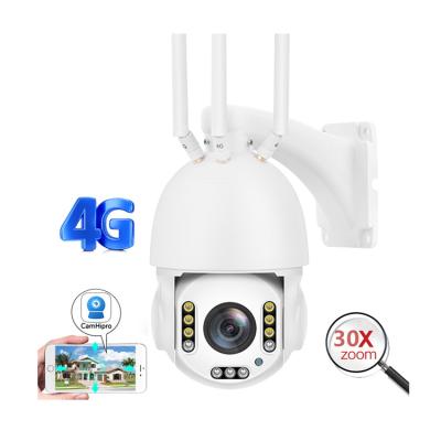 중국 Camhi APP 1080P Metal Wireless Auto Motion Tracking Outdoor Starlight IR Network Speed Dome Waterproof 30X Zoom PTZ Camera 판매용