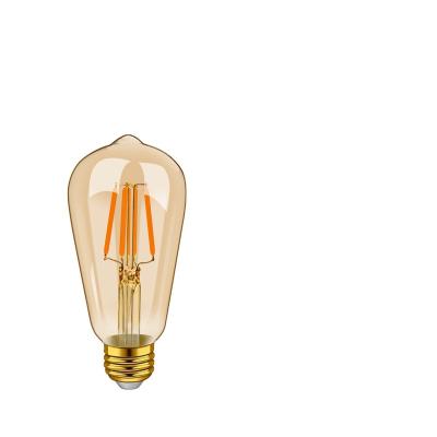 China Garden Professional Manufacturing Solar New ST64 Led Filament Lamp Hot Sale Colorful Filament Lamp for sale