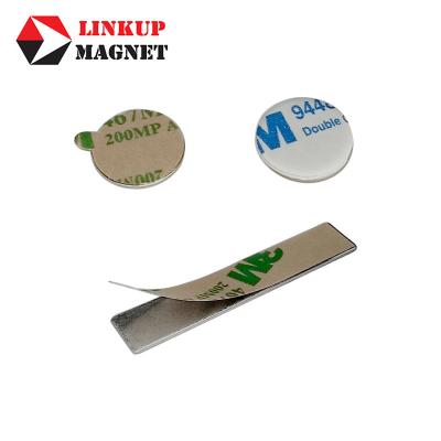 China Industrial Magnet Block or Disc N52 Neodymium Magnet With 3M Adhesive for sale